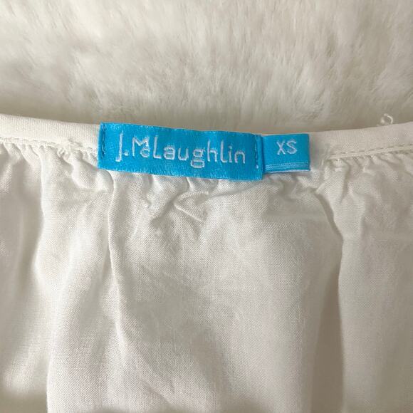 J. McLaughlin White Blouse - Picture 3 of 5